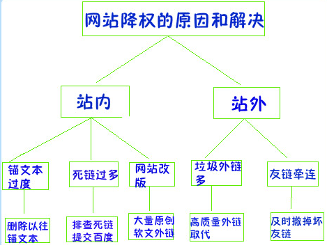 网站降权的原因分析