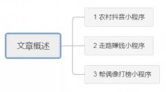 狼叔分享：弄懂这3种低调赚钱的的小程序，你也可以一样赚钱！