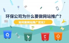 环保公司为什么要做网站推广？如何做网站推广优化？