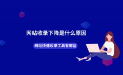 网站收录下降是什么原因？网站快速收录工具有哪些？