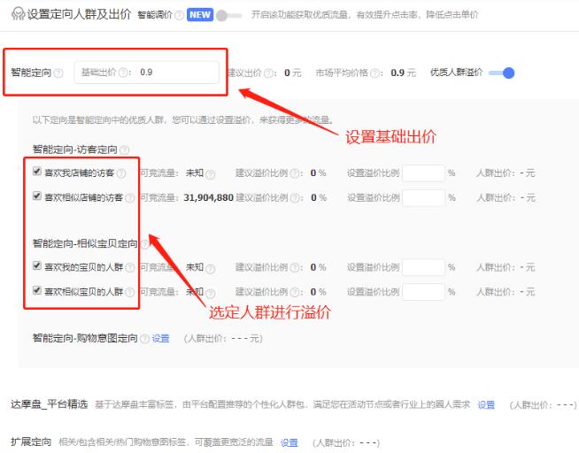 智钻单品推广目标人群如何设置？智钻单品推广设置步骤