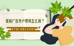 掌阅广告开户费用怎么算？开户推广需要什么资质？