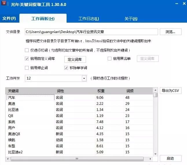 关键词挖掘方法