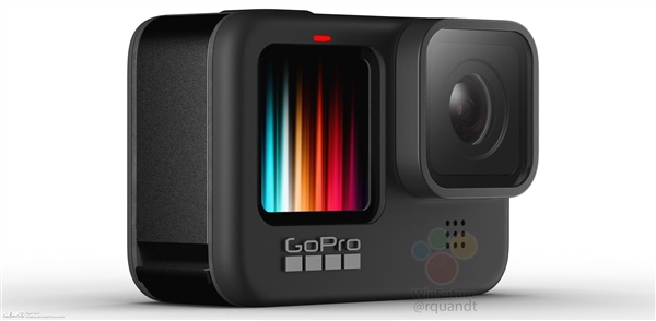 GoPro Hero 9 Black运动相机曝光：升级双彩屏