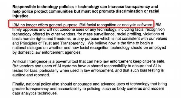 微软、亚马逊、IBM主动禁售人脸识别，为什么？