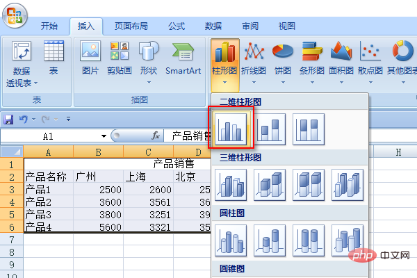 如何制作数据图表