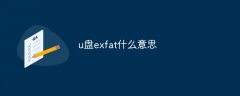 u盘exfat什么意思