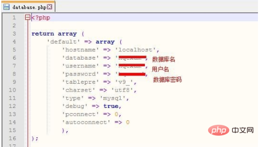 phpcms在哪设置数据库