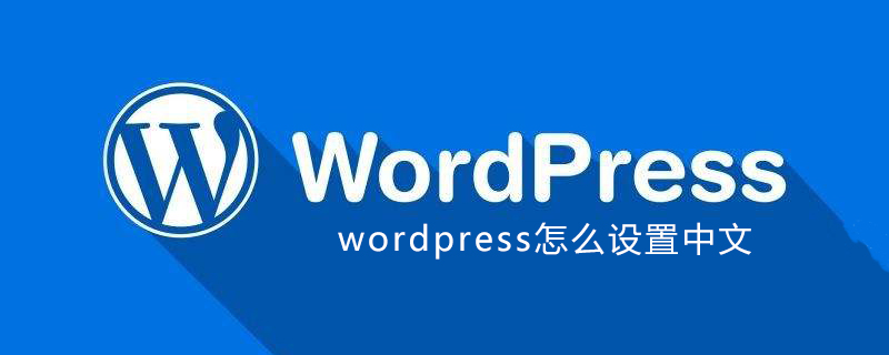 wordpress怎么设置中文