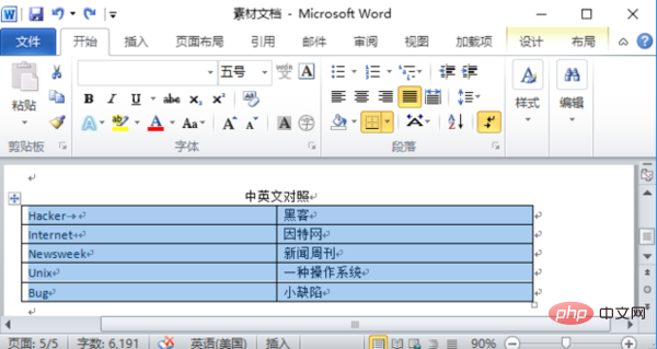 Word表格内容居中怎么设置