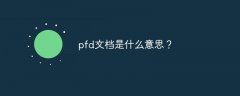 pfd文档是什么意思？