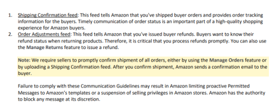 亚马逊公告：更新了面向所有卖家的沟通指南政策