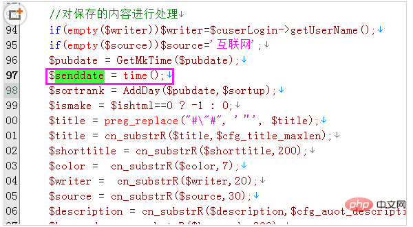 dede5.7怎么解决senddate比pubdate时间晚的问题