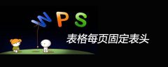 wps表格每页固定表头怎么设置