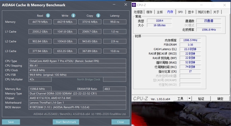 限制功耗的锐龙7也比i7快114%！ThinkPad L14锐龙版评测