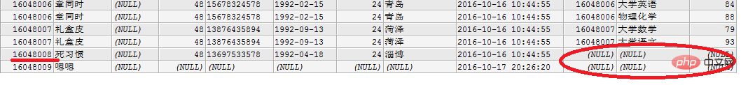 MySQL之左右连接的区别