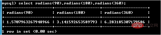 mysql数学函数有哪些？