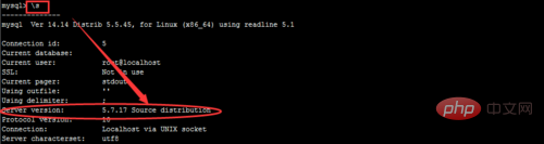 怎么查看mysql的版本？