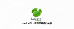 navicat怎么看两表直接的关系