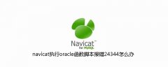 navicat执行oracle函数脚本报错24344怎么办