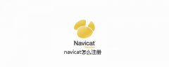 navicat怎么注册