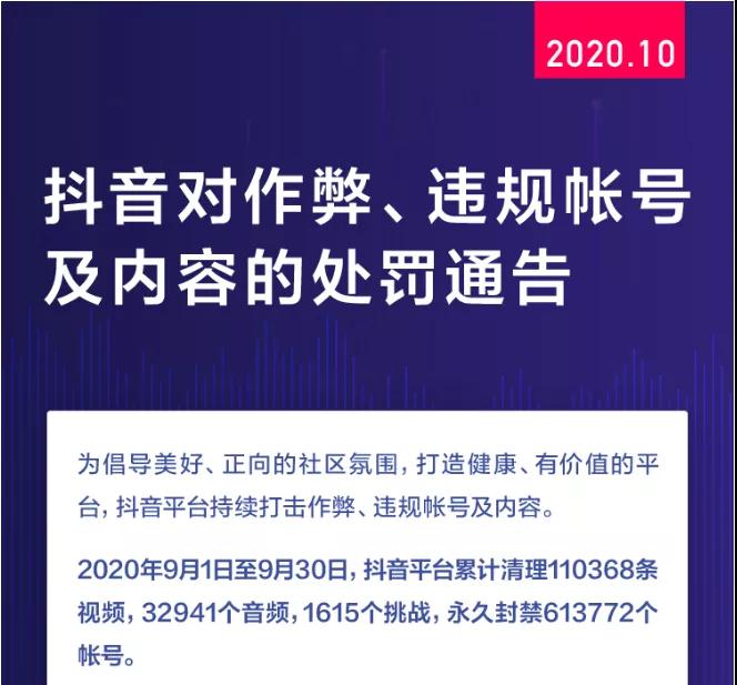 抖音账号为什么会封禁？610000+永久封号！七种行为不要碰！