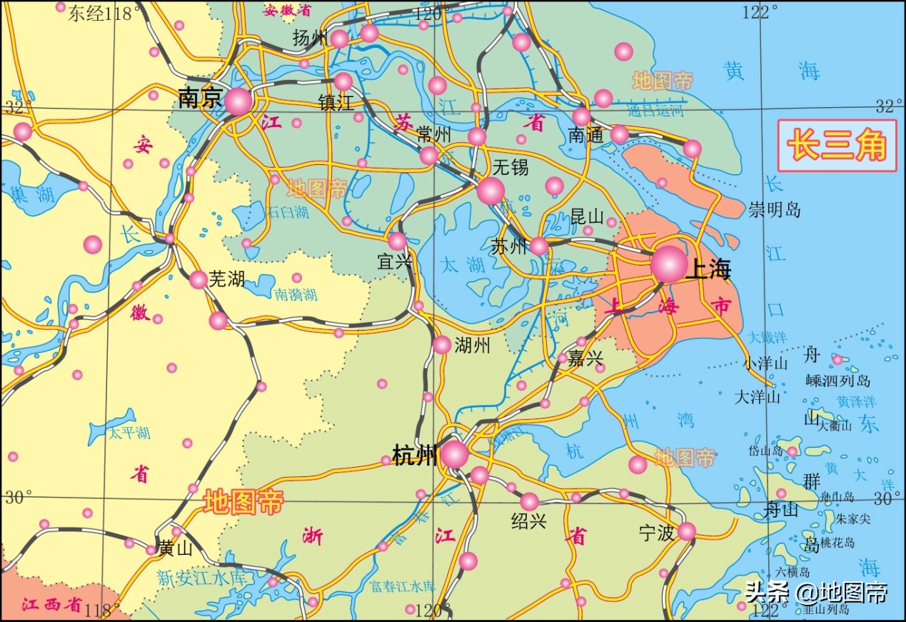 长三角地区经济占全国四分之一，有哪些城市？