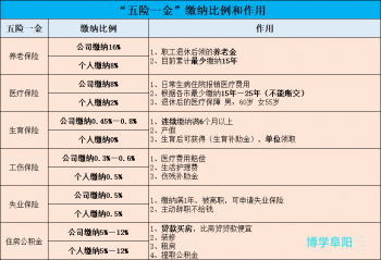 三险一金缴纳比例是多少_三险一金缴纳比例详情