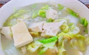 白菜豆腐怎么做_白菜炖豆腐的教程