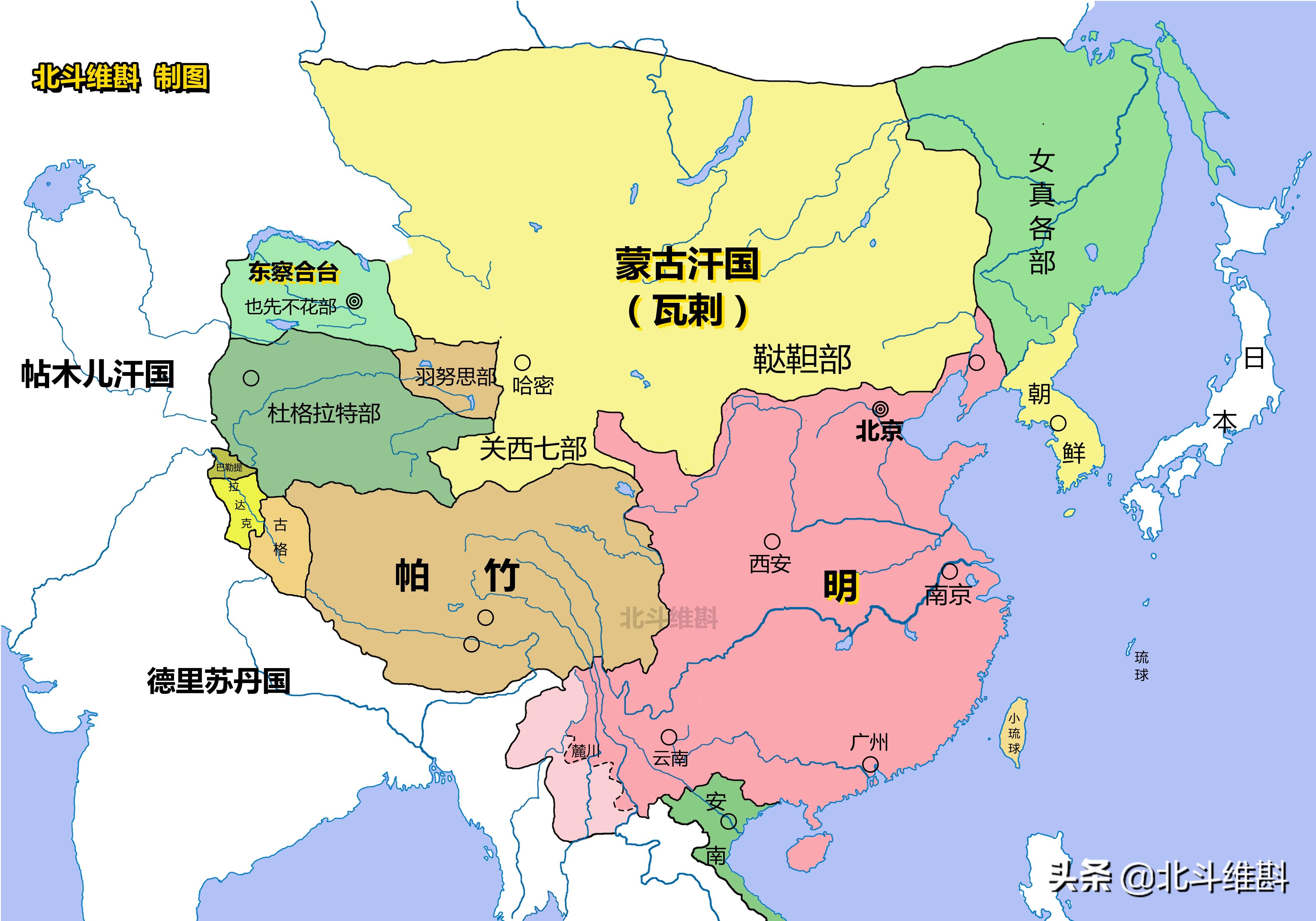 明朝地图是谁画的_明朝地图的演变