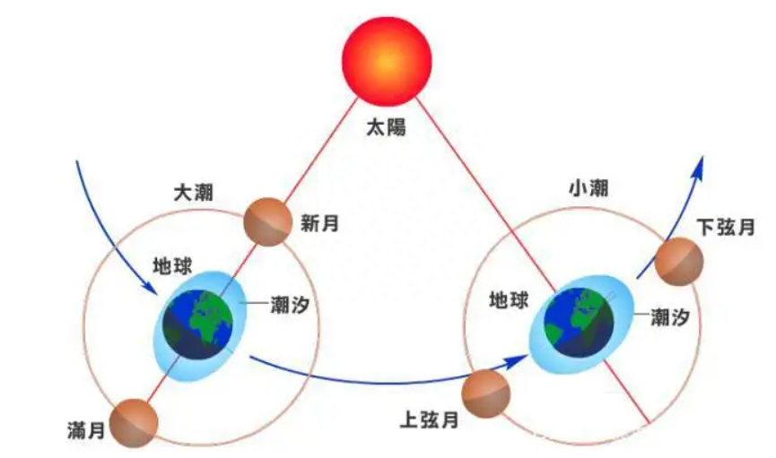 大海为何会涨潮退潮，海水涨潮退潮的原理