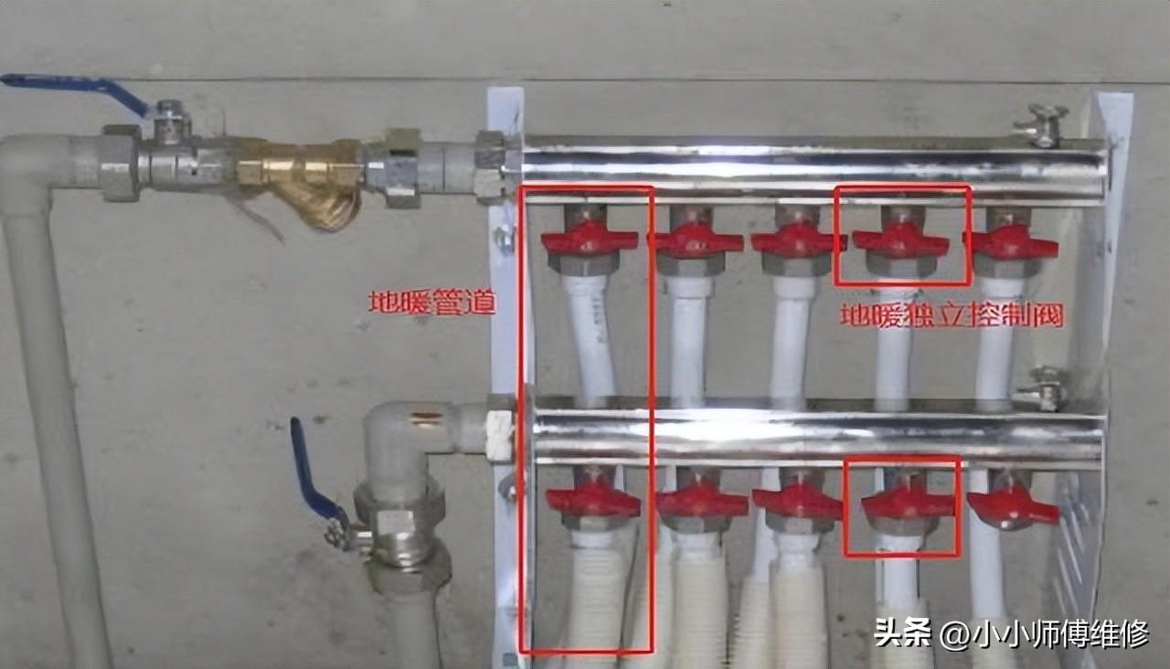 地暖阀门开关怎么开？地暖阀门开关示意图